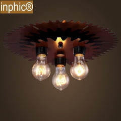 INPHIC-美式鄉村復古懷舊吸頂燈創意個性餐廳臥室齒輪吸頂燈
