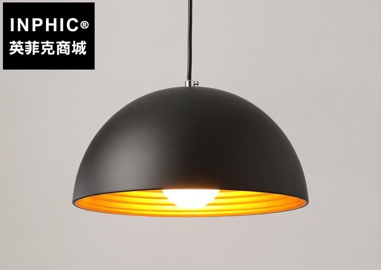 INPHIC-現代簡約餐吊燈米蘭名師設計作品系列餐廳吧臺咖啡廳大型螺紋吊燈 直徑30CM