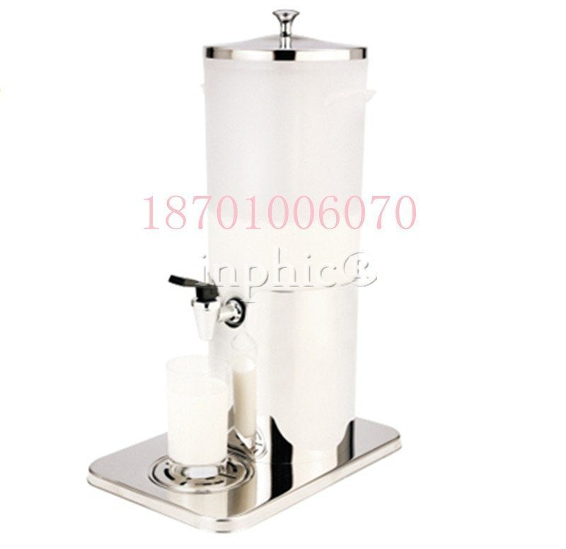 INPHIC-牛奶鼎PC砂面桶5升不滴漏自助餐具