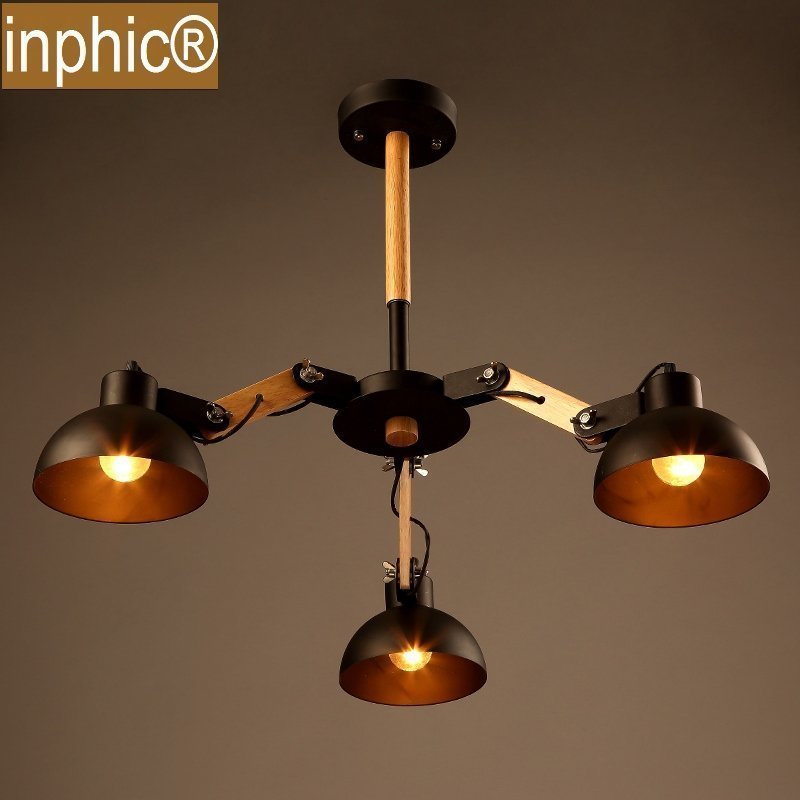 INPHIC-簡約創意吸頂燈北歐客廳臥室餐廳個性燈具美式loft吸頂燈 3頭