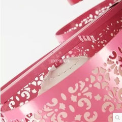 INPHIC-鐵藝心型吸頂燈簡約現代水晶燈臥室餐廳書房燈具8845 粉色