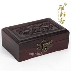 INPHIC-紅木工藝品 紫檀木雕 小蝙蝠首飾盒 古珠寶盒 飾品盒