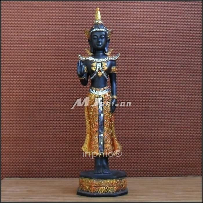 INPHIC-宗教 東南亞風格 客廳玄關 家居飾品 擺飾 傢俱裝飾 站姿泰國佛像