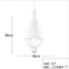 INPHIC-北歐loft創意個性簡約鐵藝單頭復古酒吧吧臺餐廳吊燈新款鐵網燈  1189