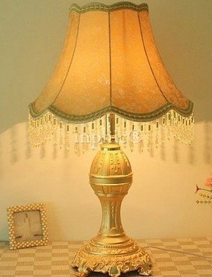 INPHIC-歐式客廳大檯燈 遙控奢華大臥室檯燈 床頭燈歐式淡金檯燈