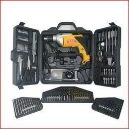 INPHIC-商用 營業 138件套大功率1080W衝擊電鑽 帶水平儀 無極變速正反轉