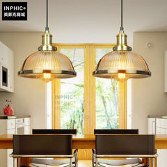 INPHIC-北歐loft吊燈美式特色工業復古單頭創意客廳餐廳吧臺樓梯過道玻璃吊燈