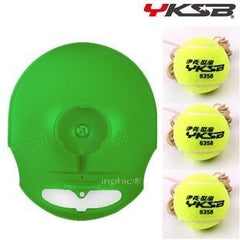 INPHIC-初學網球訓練器帶線網球 綠 黃 6357-1