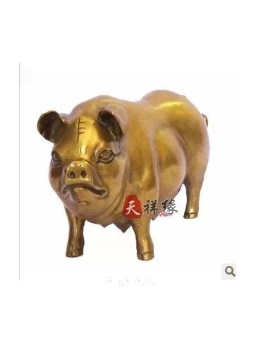 INPHIC-開運 銅母豬純銅公豬擺件工藝品對豬招財納福生肖豬旺財旺運補缺覺