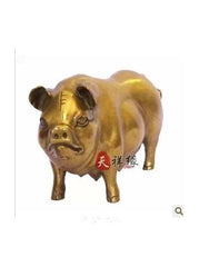 INPHIC-開運 銅母豬純銅公豬擺件工藝品對豬招財納福生肖豬旺財旺運補缺覺