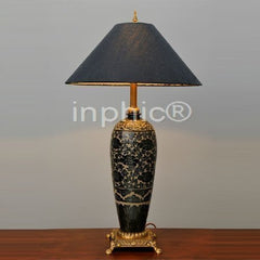 INPHIC-大氣奢華新中式客廳臥室書房檯燈新古典藝術純銅陶瓷檯燈