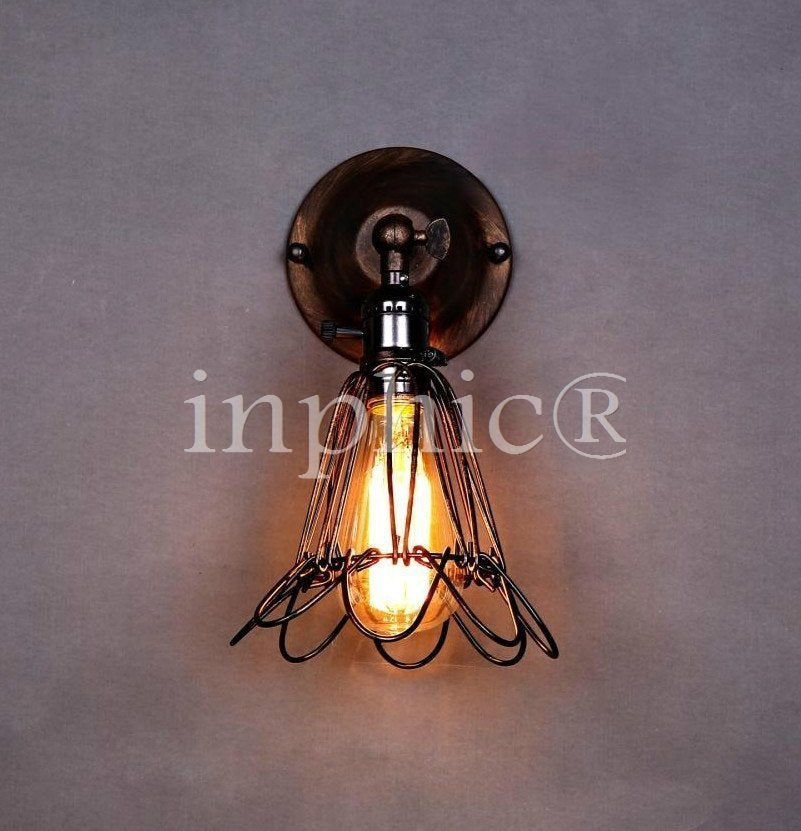 INPHIC-工業風復古美式鄉村燈飾小鳥籠壁燈田園簡約餐廳客廳壁燈