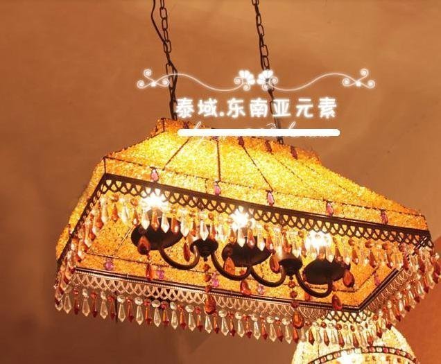 INPHIC-波西米亞地中海吊燈 3頭餐廳燈具燈飾