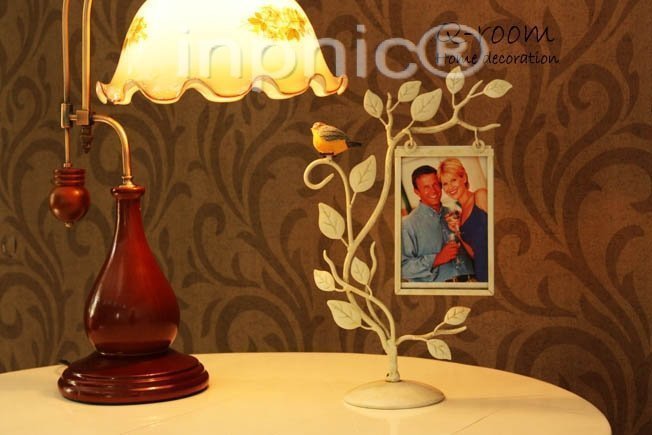 INPHIC-歐飾 英倫玫瑰檯燈 美式鄉村田園風格床頭燈