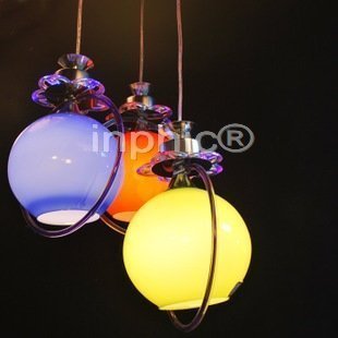 INPHIC-餐廳燈 三頭餐吊燈飯廳燈 附LED燈飾燈具