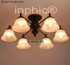 INPHIC-燈具燈飾歐式鐵藝吸頂燈6頭餐廳客廳臥室吸頂燈 L46