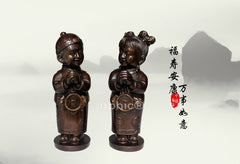 INPHIC-宗教 精品純銅開光金童玉女擺件仿古家居裝飾工藝品恭喜發財開業