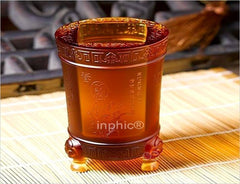 INPHIC-宗教 古法琉璃筆筒 四季平安 送長輩老人高檔擺飾