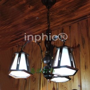 INPHIC-美式鄉村燈歐式古典木藝吊燈客廳燈臥室燈餐廳燈走道燈 吧檯燈