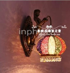 INPHIC-美人魚壁燈　復古床頭燈　手編燈
