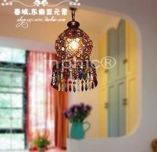 INPHIC-古銅復古小吊燈 水晶小吊燈 走道燈 陽檯燈