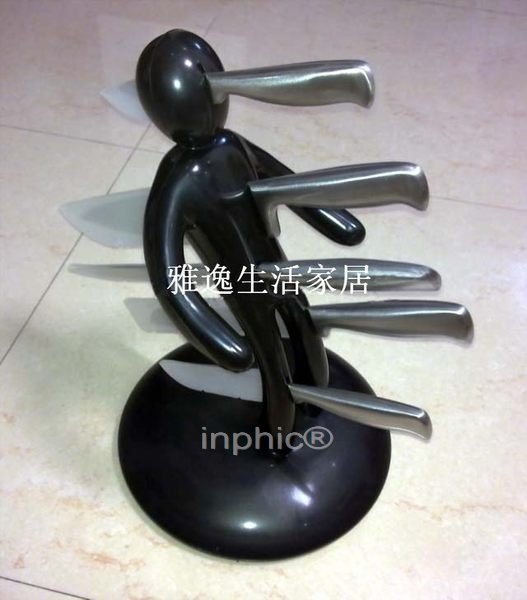 INPHIC-最新創意家居時尚生活 人型刀架 搞怪塑膠刀架