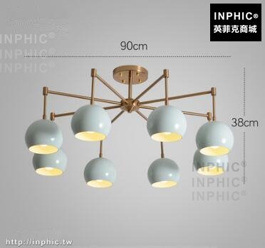 INPHIC-後現代燈具LED燈臥室北歐吊燈簡約餐廳客廳地中海-8燈