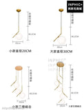 INPHIC-客廳現代北歐簡約臥室燈玻璃球餐廳LED燈吊燈-小款-直徑20