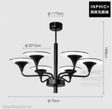 INPHIC-北歐客廳餐廳燈具後現代LED燈飾吊燈臥室簡約-6燈