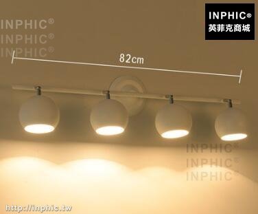 INPHIC-軌道燈LED吸頂燈LED壁燈燈具復古服飾店吧台LED燈投射燈LOFT美式工業風-4燈
