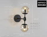 INPHIC-北歐玄關燈壁燈床頭燈復古分子燈臥室燈後現代客廳簡約-兩燈款