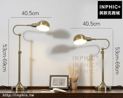 INPHIC-燈具鐵藝美式床頭燈檯燈工業風客廳簡約LED燈書桌桌燈