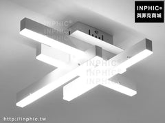 INPHIC-後現代LED燈燈具客廳燈LED吸頂燈幾何簡約北歐長方形臥室燈-2+2燈