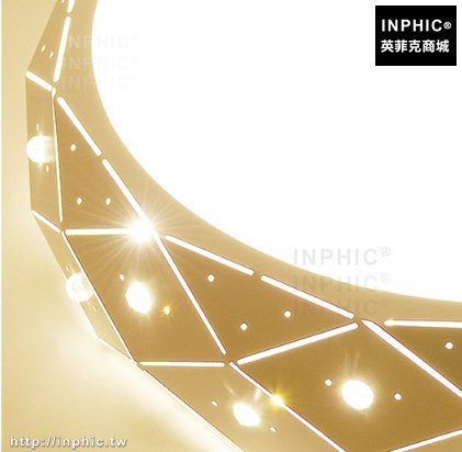 INPHIC-led吸頂燈led燈現代主臥燈客廳燈簡約臥室燈幾何燈具北歐-直徑80cm