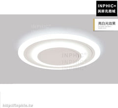 INPHIC-幾何led燈客廳書房led吸頂燈主臥室燈北歐餐廳燈現代圓形簡約-2圈直徑40cm