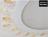 INPHIC-LED吸頂燈餐廳圓形燈具幾何LED燈客廳簡約北歐現代孔雀臥室-78cm