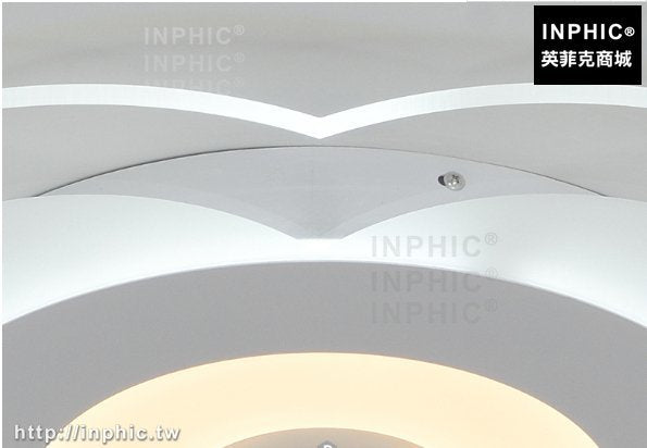 INPHIC-簡約幾何北歐主臥室燈花形餐廳燈兒童房Led吸頂燈現代燈具Led燈-78cm特大款