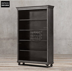INPHIC-漢德森系列書櫃 古董黑 仿古白 榆木書櫃