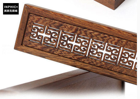 INPHIC-紅木檀香爐 實木質線香爐香插 雞翅木香盒臥香爐香薰爐佛具