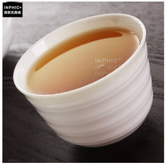INPHIC-骨瓷茶杯純白陶瓷杯子酒店擺台早茶杯杯子餐廳家用水杯