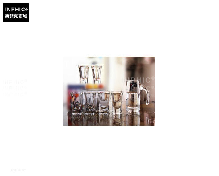 INPHIC-小酒杯白酒玻璃酒杯 酒具伏特加烈酒杯 子彈杯厚底吞杯