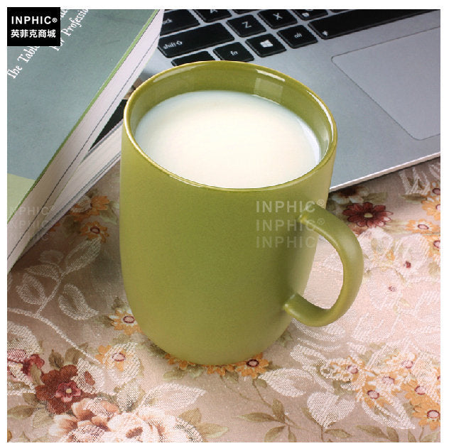 INPHIC-杯子陶瓷水杯咖啡杯馬克杯奶杯辦公室杯色釉杯綠精靈