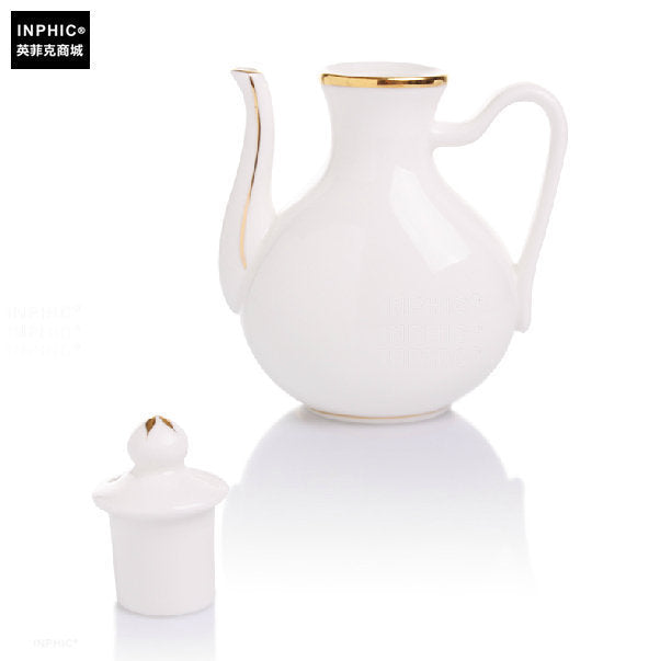 INPHIC-歐式廚房用品陶瓷調味壺套裝骨瓷醬油壺醋壺油壺醬油瓶