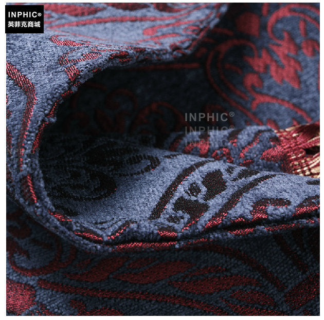 INPHIC-酒店軟裝飾品電視機櫃桌布餐桌桌旗歐式布藝英格蘭深藍色