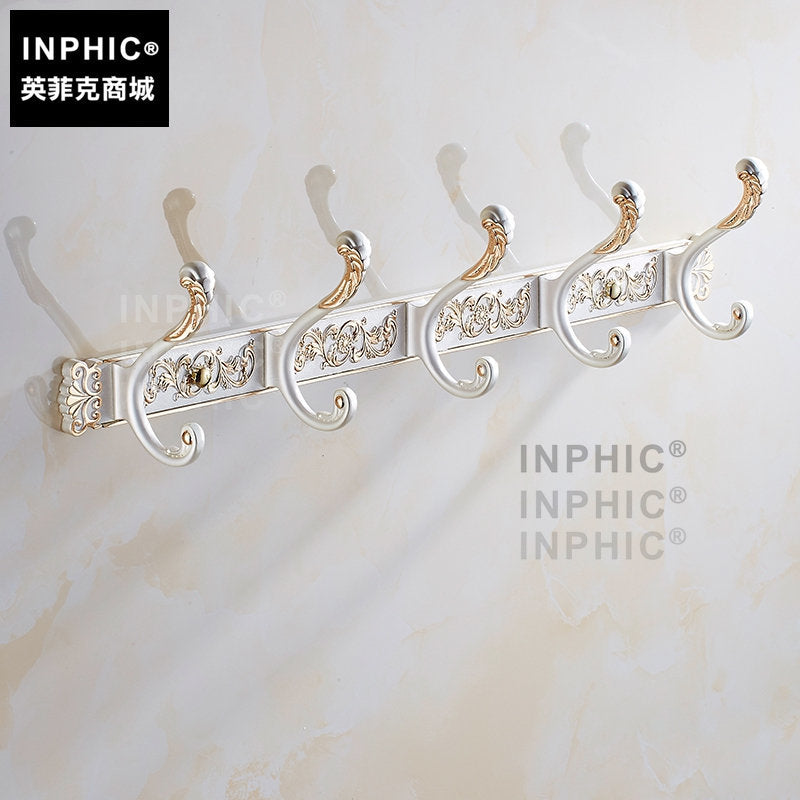INPHIC-歐式掛鉤排鉤白色衣鉤門後廁所浴室創意衣勾衣帽鉤墻壁掛衣服鉤