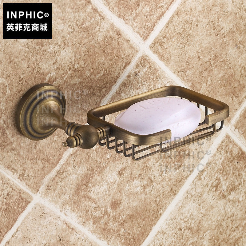 INPHIC-歐式洗手間衛生浴室全銅仿古復古典肥皂網單碟肥皂盒 皂網