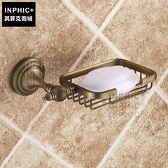 INPHIC-歐式洗手間衛生浴室全銅仿古復古典肥皂網單碟肥皂盒 皂網