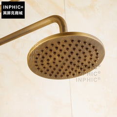 INPHIC-復古花灑 全銅仿古花灑 歐式淋浴花灑龍頭套裝可升降增壓出水