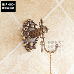 INPHIC-全銅復古掛衣鉤 歐式衣帽鉤 實心掛鉤單鉤 仿古浴室五金壁掛擺飾