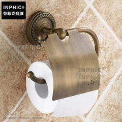 INPHIC-全銅仿古廁紙架 歐式廁紙盒 卷紙器 架子 卷紙器廁紙架復古紙巾架